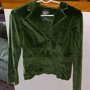 Luii velvet green blazer